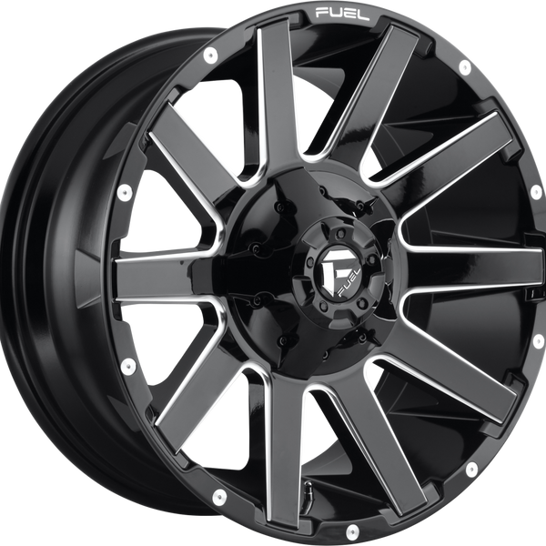 D615 CONTRA Gloss Black & Milled