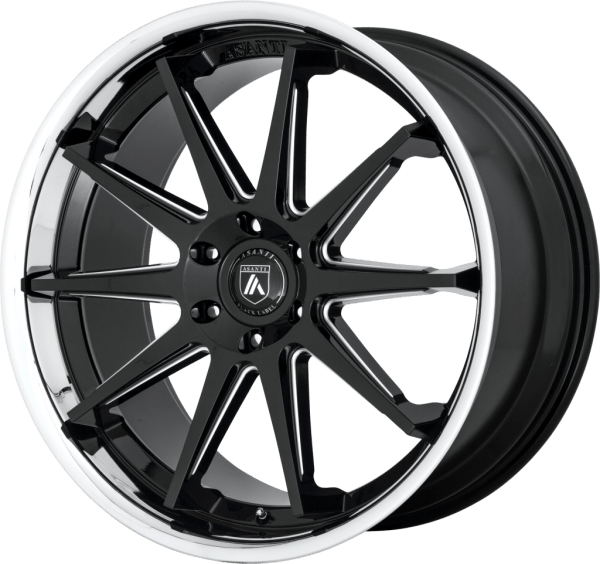 ABL-29 EMPEROR Gloss Black Milled With Chrome Lip