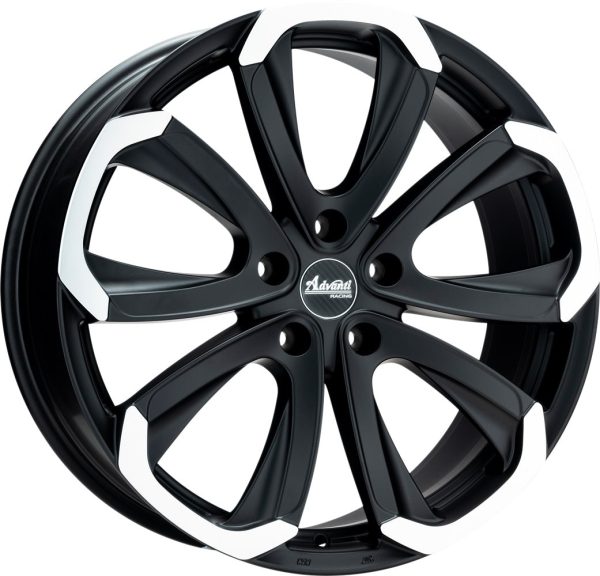 Advanti MR82G  MATT BLACK LIP POLISHED