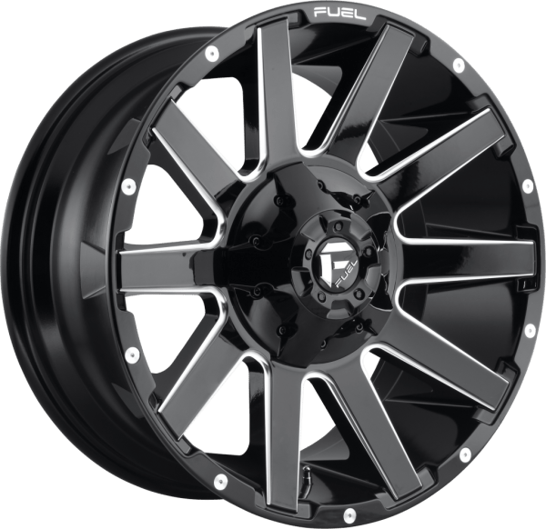 D615 CONTRA Gloss Black & Milled