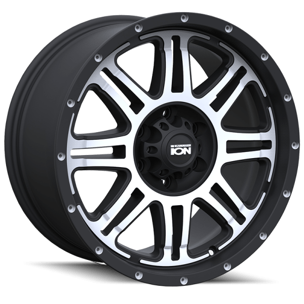 ION 186 SATIN BLACK MACHINED FACE