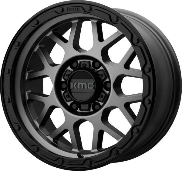 KM535 GRENADE OR Matte Gray Matte Black Lip