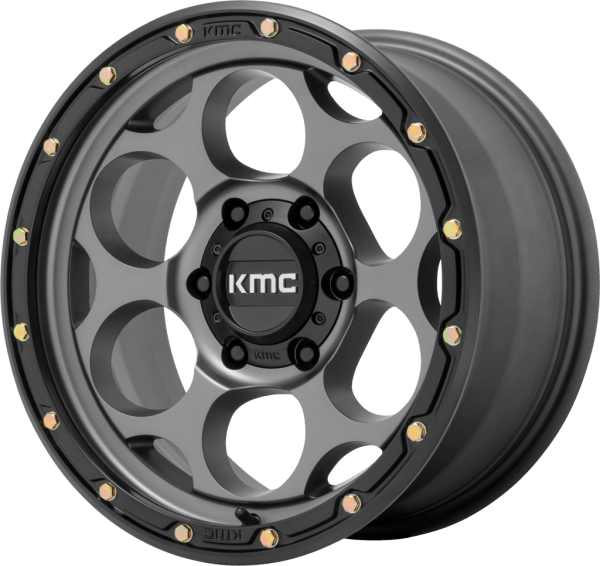 KM541 DIRTY HARRY Satin Gray With Black Lip