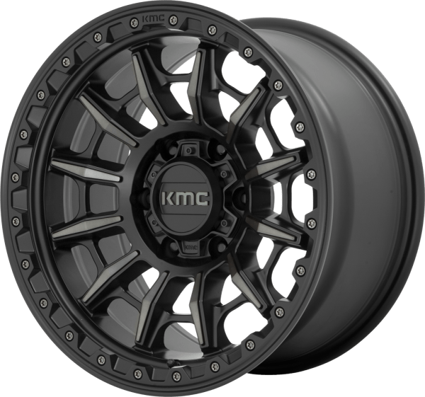 KM547 CARNAGE Satin Black With Gray Tint