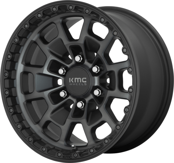 KM718 SUMMIT Satin Black With Gray Tint