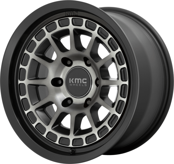 KM719 CANYON Satin Black With Gray Tint