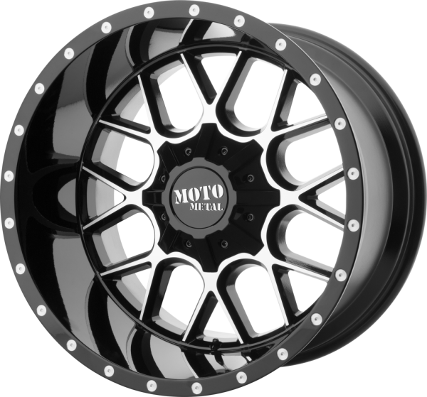 MO986 SIEGE Gloss Black Machined