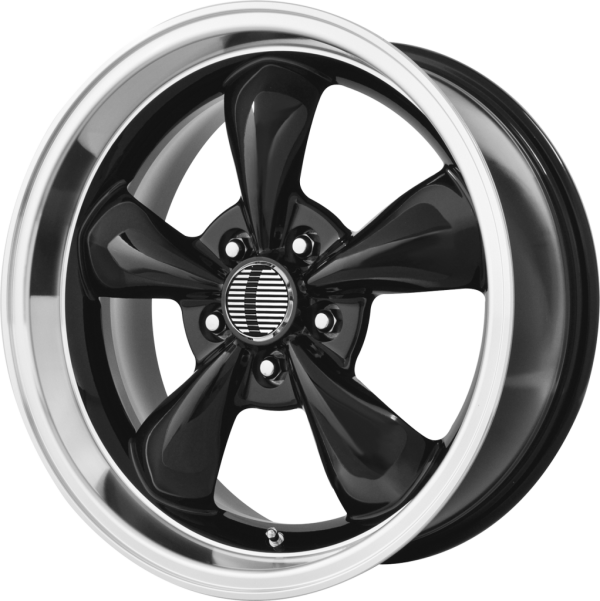 PR106 Gloss Black/Machined Lip