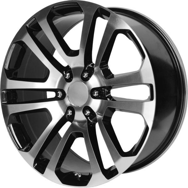 PR158 Gloss Black with Machined Face