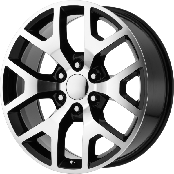 PR169 Gloss Black with Machined Spokes