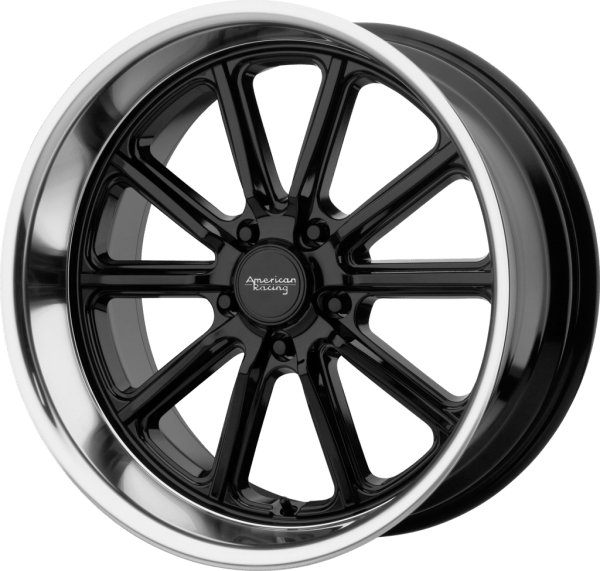 American Racing - VN507 RODDER Gloss Black Diamond Cut Lip