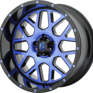 XD820 GRENADE | Satin Black Machined Face With Blue Tinted Clear Coat