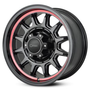 FITTI Satin Black/Red