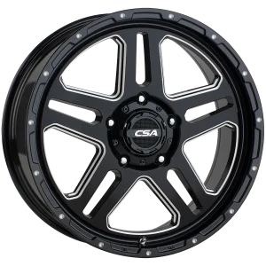 Bronx – Gloss Black Milled Edge